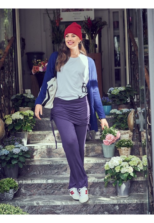 Pattern Knitted trousers with an upper skirt (Burda 1/2019, pattern number 126)