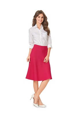 Pattern Flared silhouette skirt with original pockets (Burda 2/2016, pattern number 6572 A)