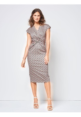 Pattern Knitted dress in safari style (Burda 1/2018, pattern number 6411 B)