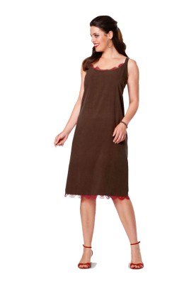 Pattern Dress in linen style with straps (Burda 1/2014, pattern number 6949 B)