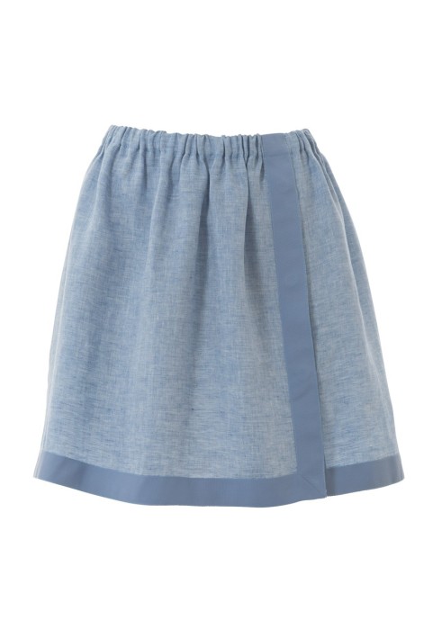 Pattern Skirt with lace (Burda 6/2015, pattern number 108 A)