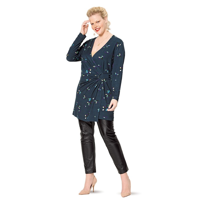 Pattern Knitted tunic cut...