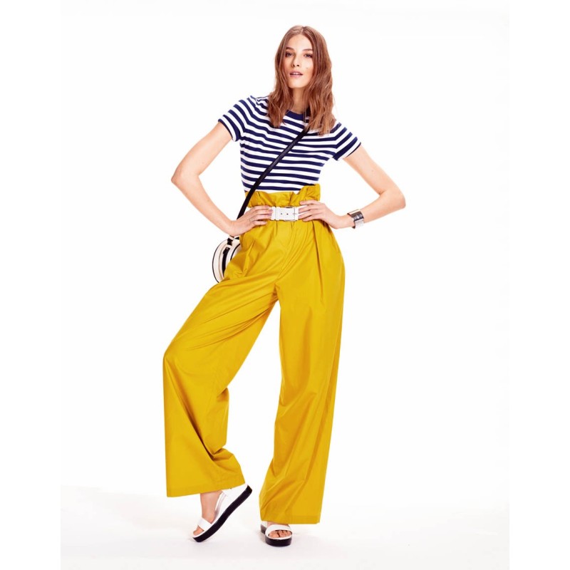 Pattern Pants with a high...