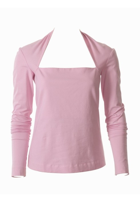 Pattern Pullover with a wide neck and elongated sleeves (Burda 1/2011, pattern number 129 A)