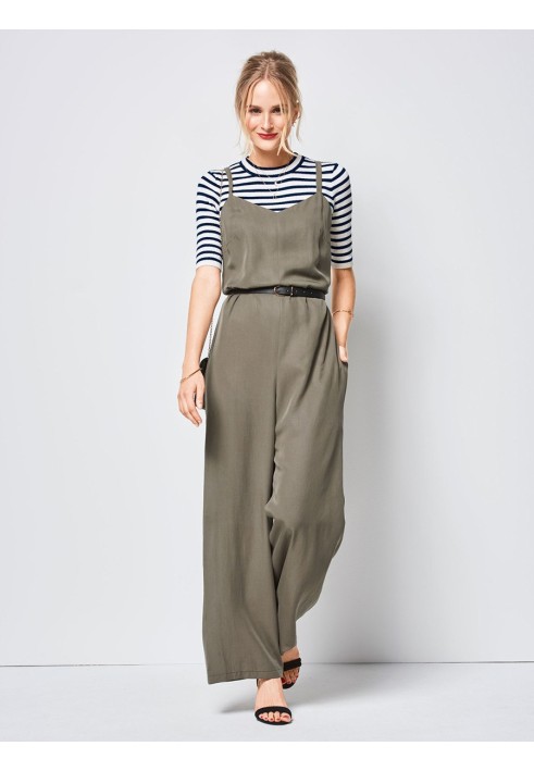 Pattern Long overalls with thin straps (Burda 1/2018, pattern number 6408 A)