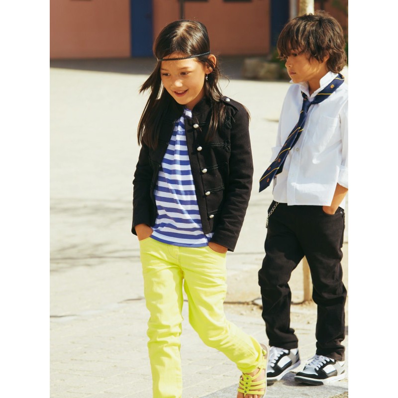 Pattern Jacket-uniform with...