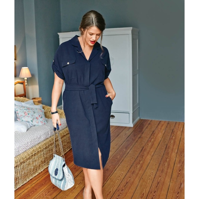 Pattern Shirt cut dress...