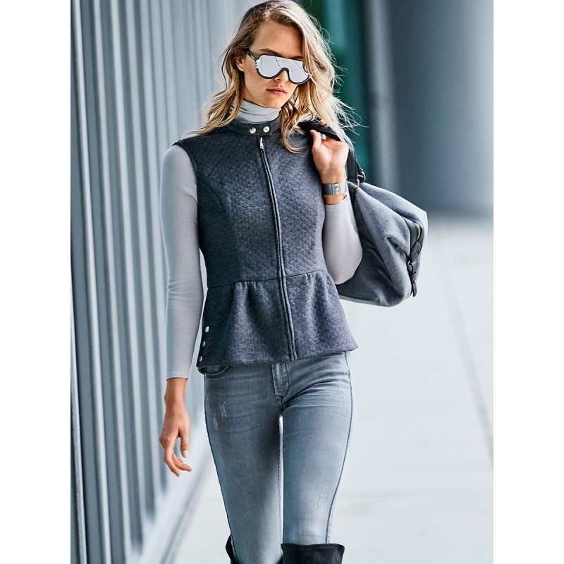 Pattern Slim-fit waistcoat...