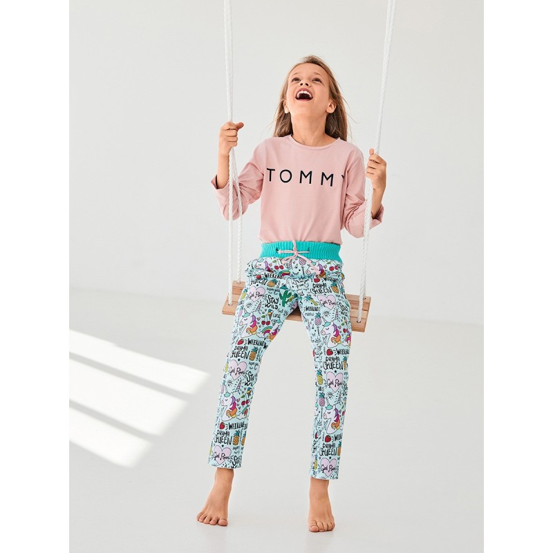 Pattern Pants knitted on a...