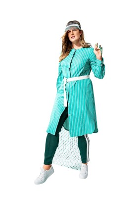 Pattern Dress-shirt with rep belt (Burda 5/2019, pattern number 127 B)