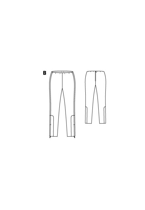 Pattern Pants-pipes (Burda 9/2015, pattern number 114 V)