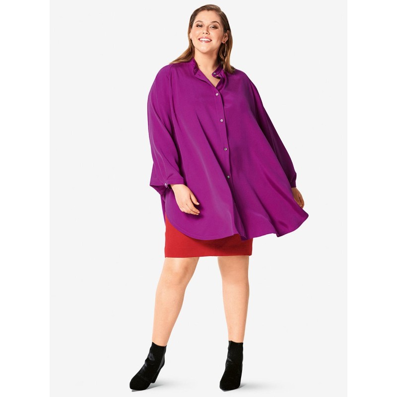 Pattern Wide-cut blouse...