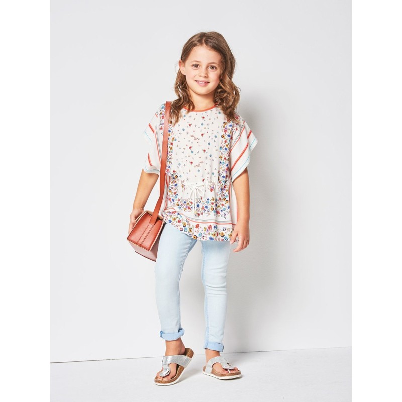 Pattern Poncho top with...