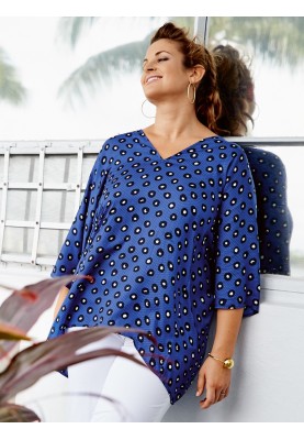 Pattern Tunic wide cut with 3/4 sleeves (Burda 4/2016, pattern number 128 A)