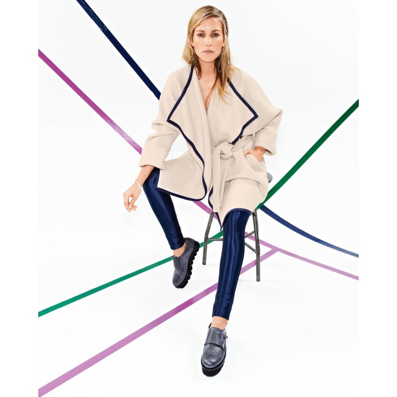 Pattern Collarless jacket...