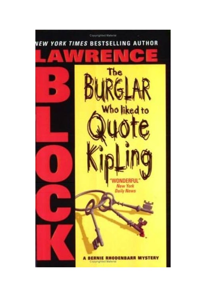 The Burglar Who liked to Quote Kipling