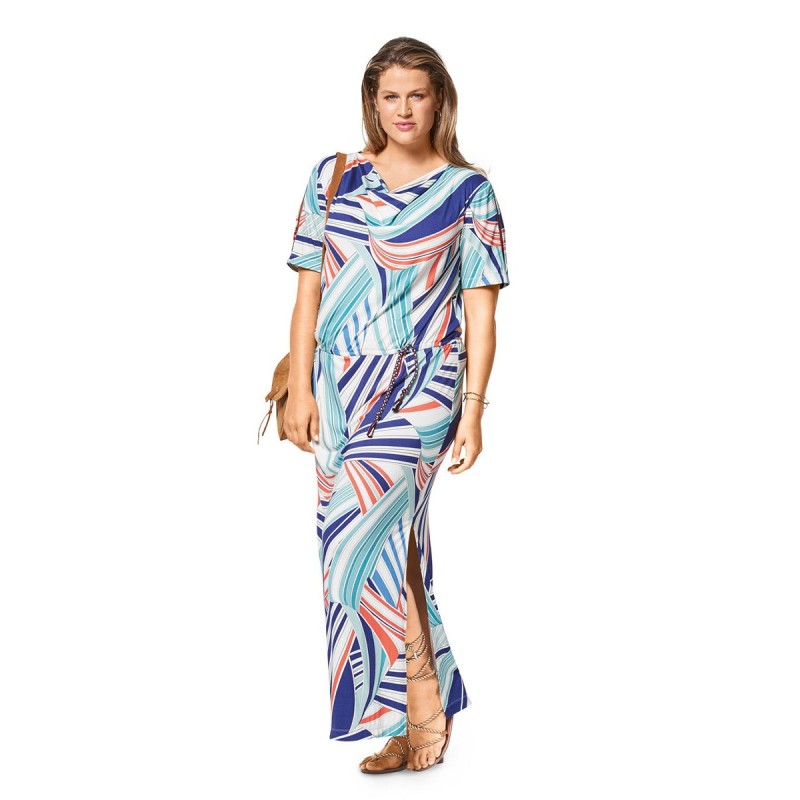 Pattern Knitted dress with...