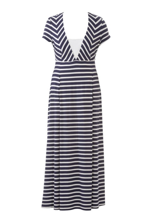 Pattern Dress with a flared silhouette (Burda 5/2015, pattern number 128 V)