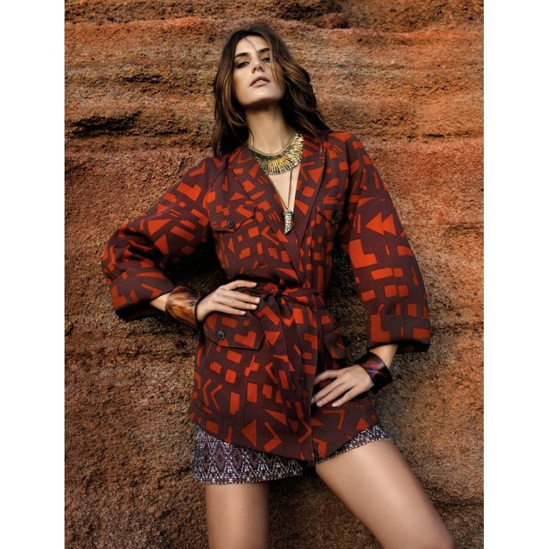 Pattern Jacket with raglan...