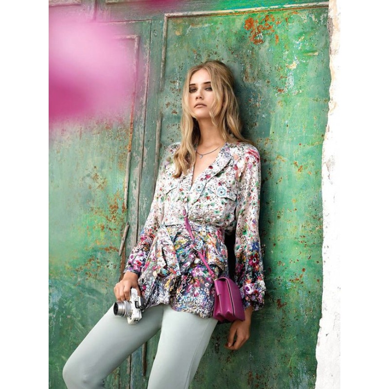 Pattern Jacket with raglan...