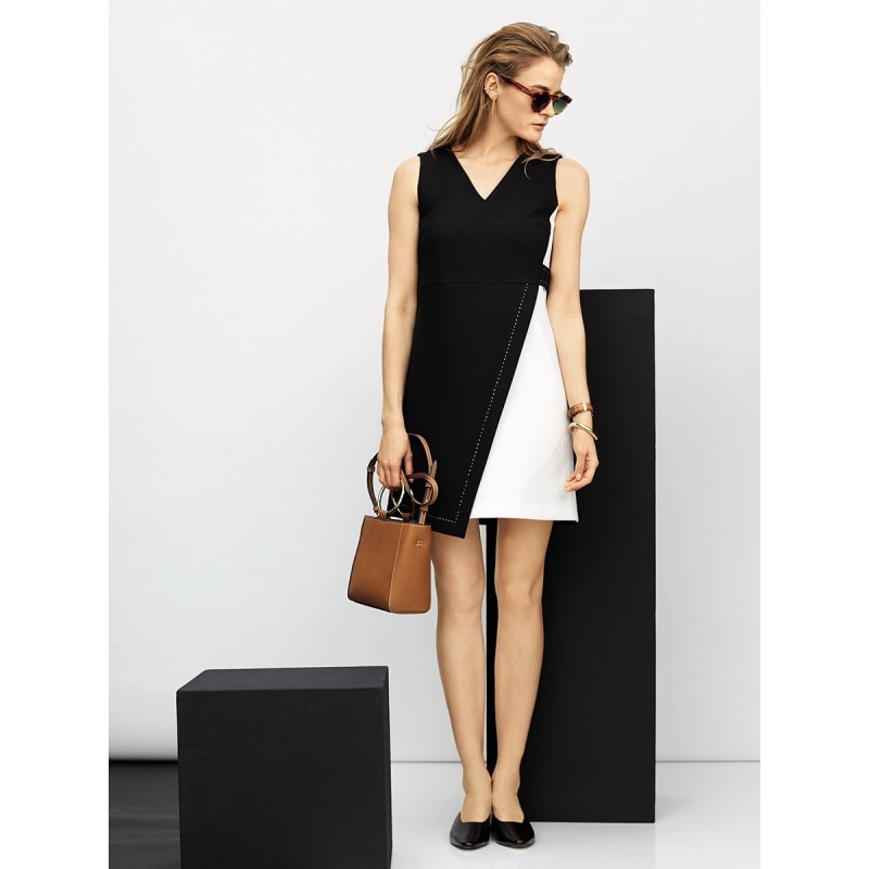 Pattern Mini dress with...