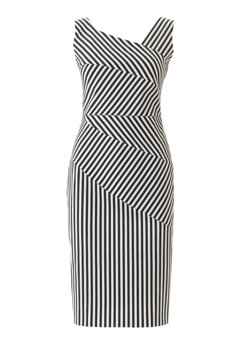 Pattern Sheath dress with relief seams (Burda 4/2016, pattern number 119 B)