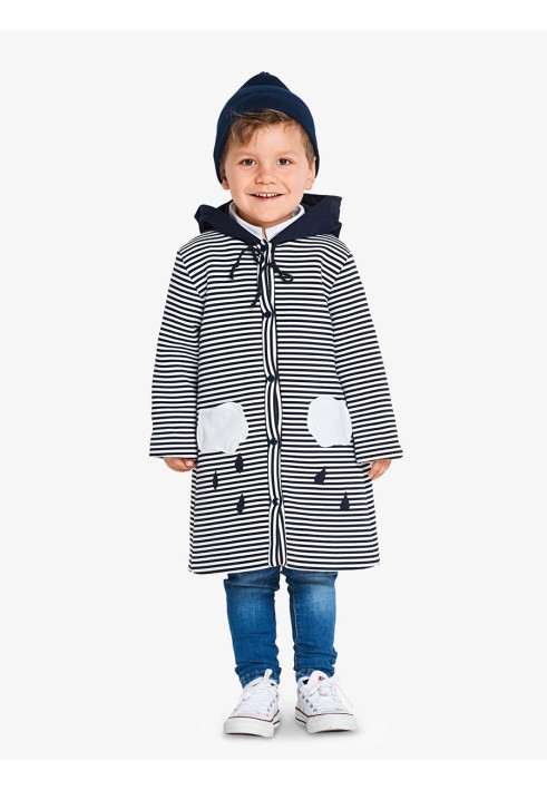 Pattern Coat with hood and stand-up collar (Burda 2/2018, pattern number 9334 B)