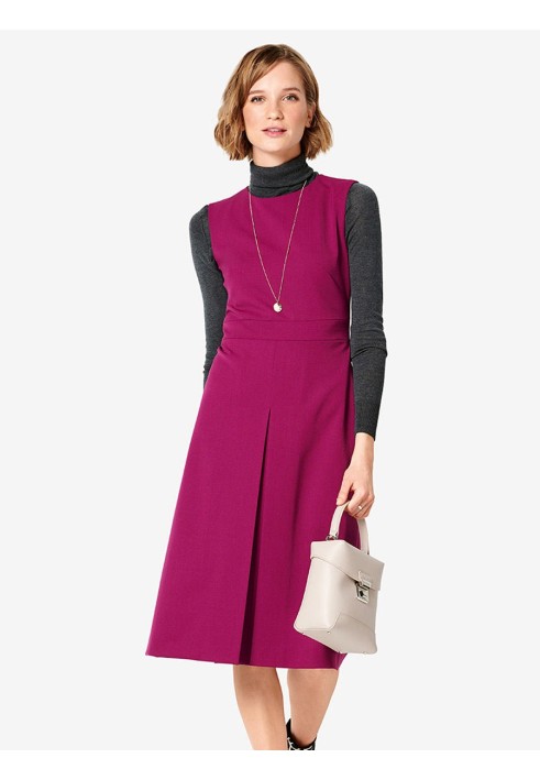 Pattern A cut-away dress with a flared skirt (Burda 2/2019, pattern number 6297 A)