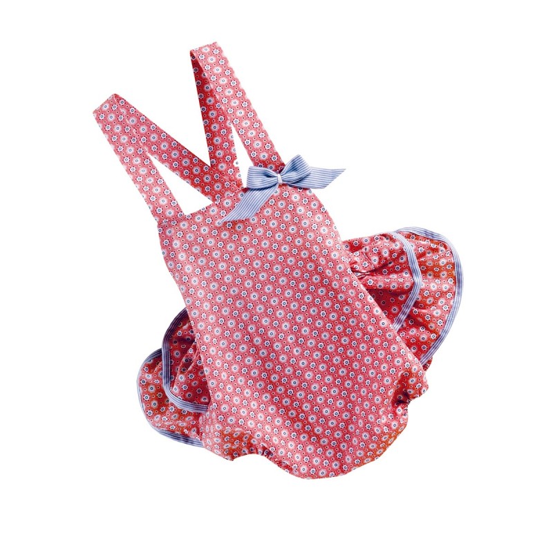 Pattern Half jumpsuit with...