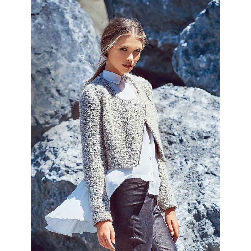 Pattern Waist-length jacket...