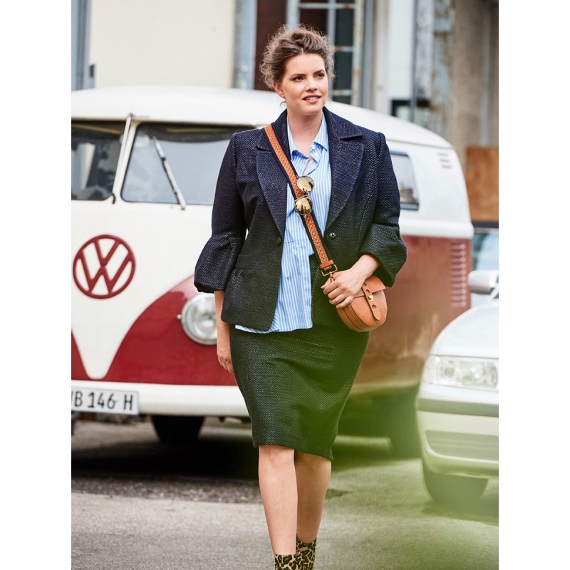 Pattern Pencil skirt with...