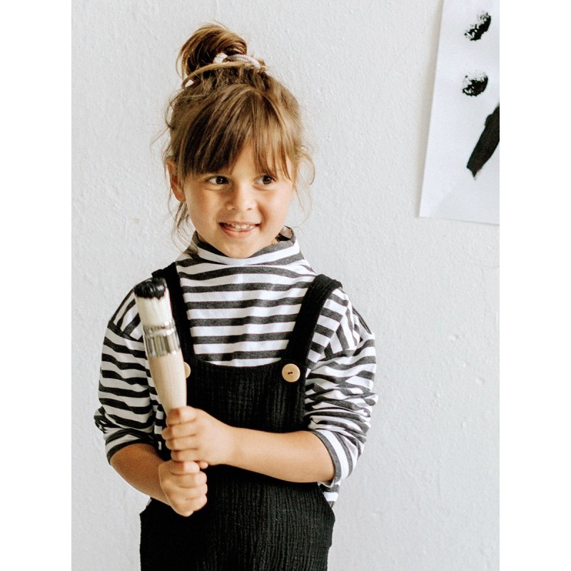 Pattern Pullover with solid...