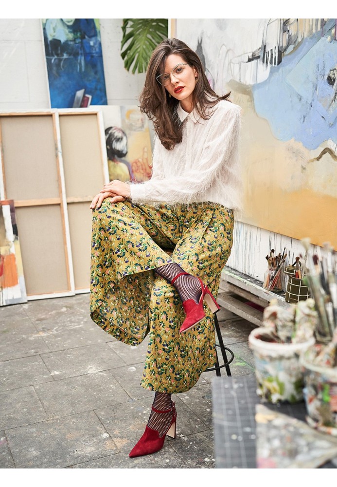 Pattern Skirt-trousers on a wide yoke (Burda 1/2020, pattern number 111 A)