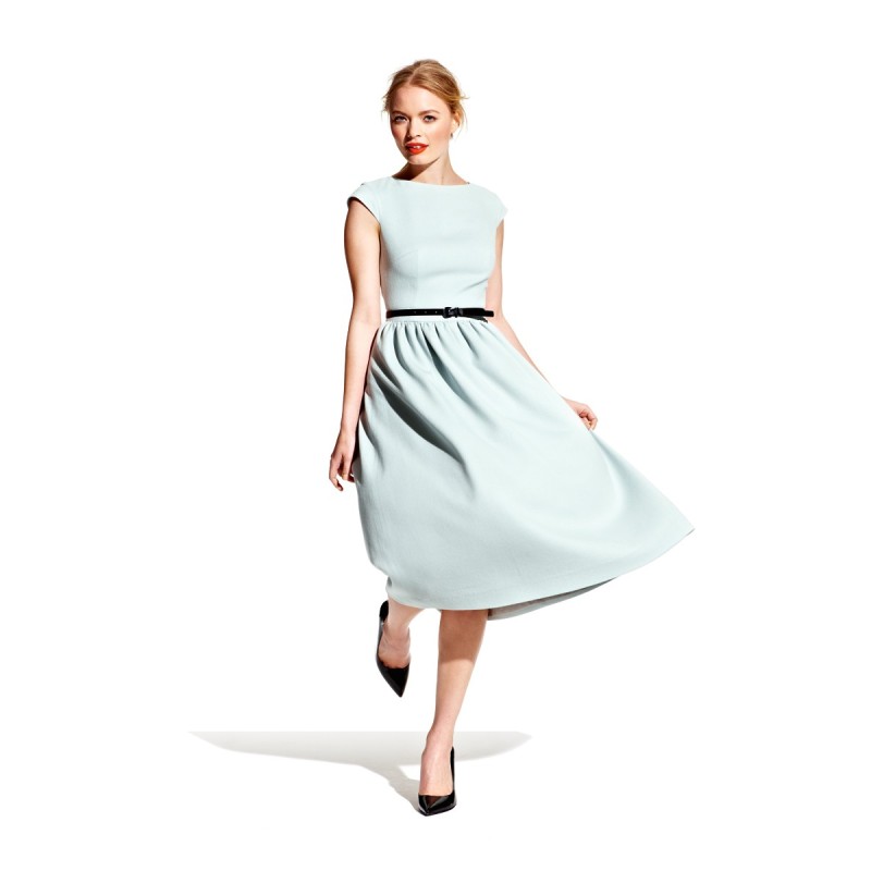 Pattern Retro style dress...