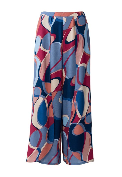 Pattern Palazzo pants with layering effect (Burda 7/2019, pattern number 114)