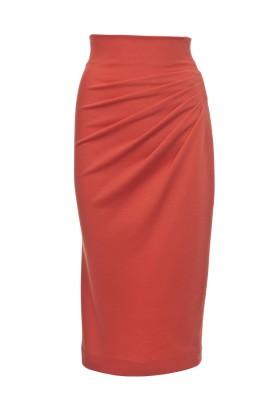 Pattern Midi knitted skirt with a narrow cut (Burda 5/2012, pattern number 113 C)