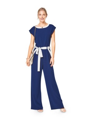 Pattern Overalls with flared trousers (Burda 1/2018, pattern number 6433 A)