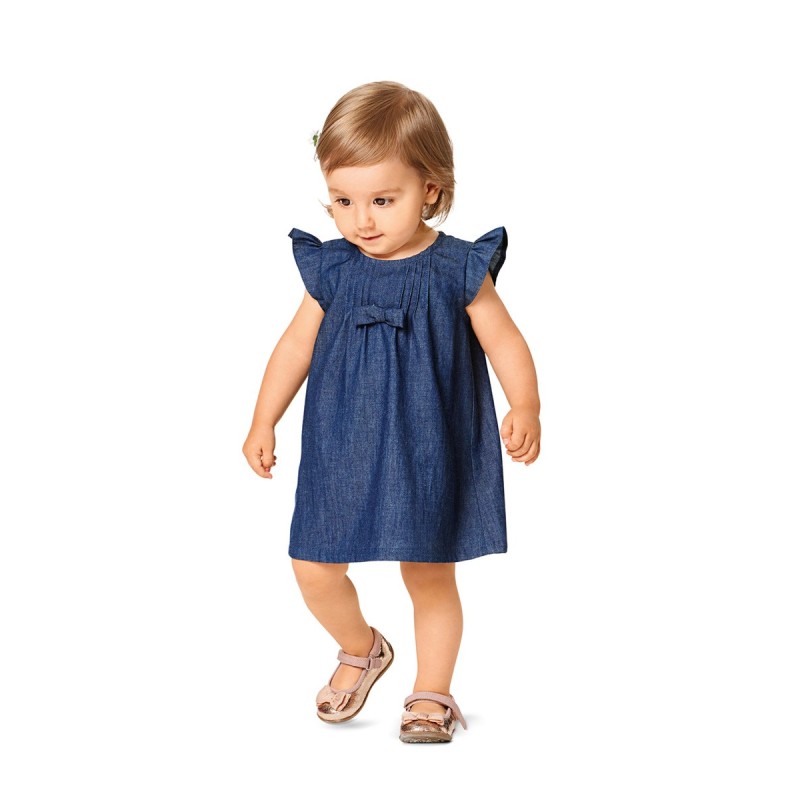 Pattern A-line dress with...