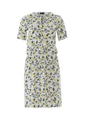 Pattern Dress with drawstring at the waist (Burda 1/2018, pattern number 6419 B)