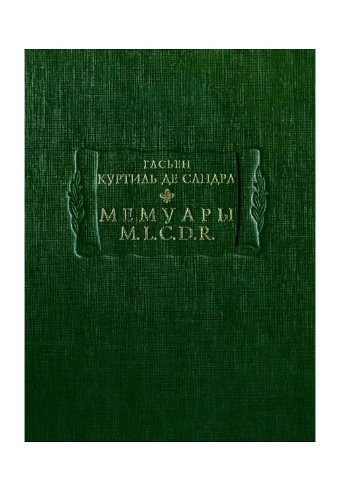 Memoirs of M. L. C. D. R.