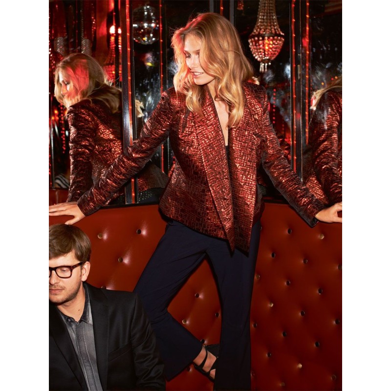 Pattern Jacket with shawl...