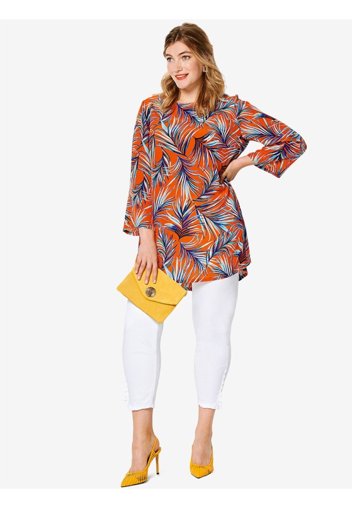 Pattern Straight-cut tunic with pleats on the back (Burda 1/2020, pattern number 6214 A)