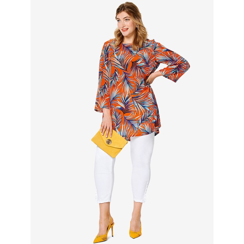 Pattern Straight-cut tunic...