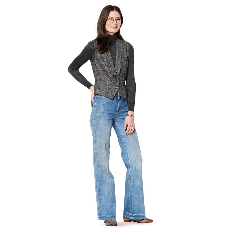 Pattern Slim Fit Waistcoat...