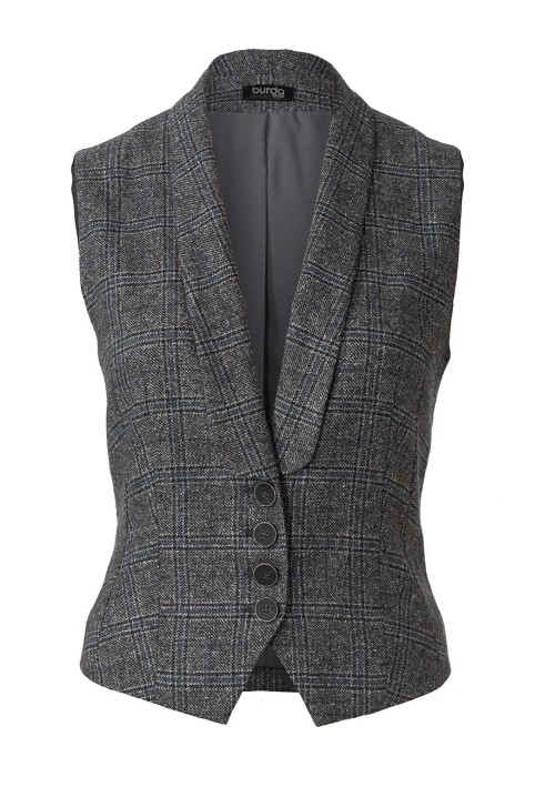 Pattern Slim Fit Waistcoat with Shawl Collar (Burda 2/2020, Pattern No. 6172 A)