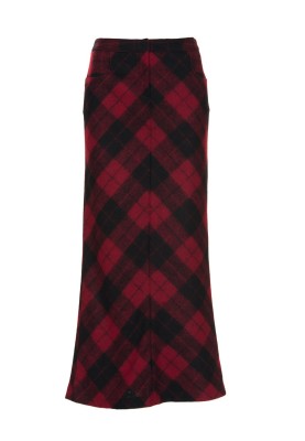 Pattern Midi checkered skirt (Burda 10/2011, pattern number 103)