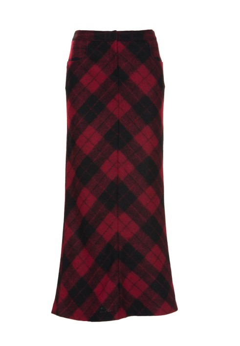 Pattern Midi checkered skirt (Burda 10/2011, pattern number 103)