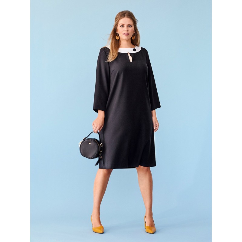 Pattern A-line dress with...