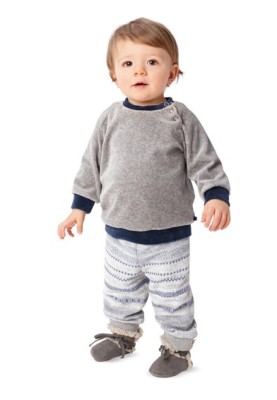 Pattern Pants knitted with elastic band (Burda 2/2015, pattern number 9398 A)