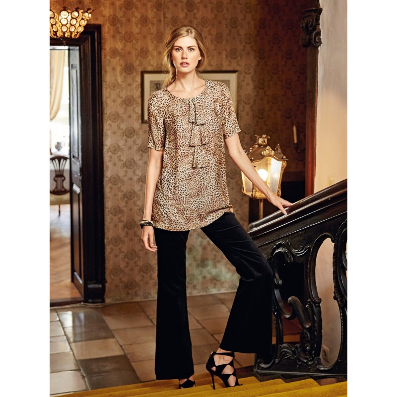 Pattern Velvet flared...